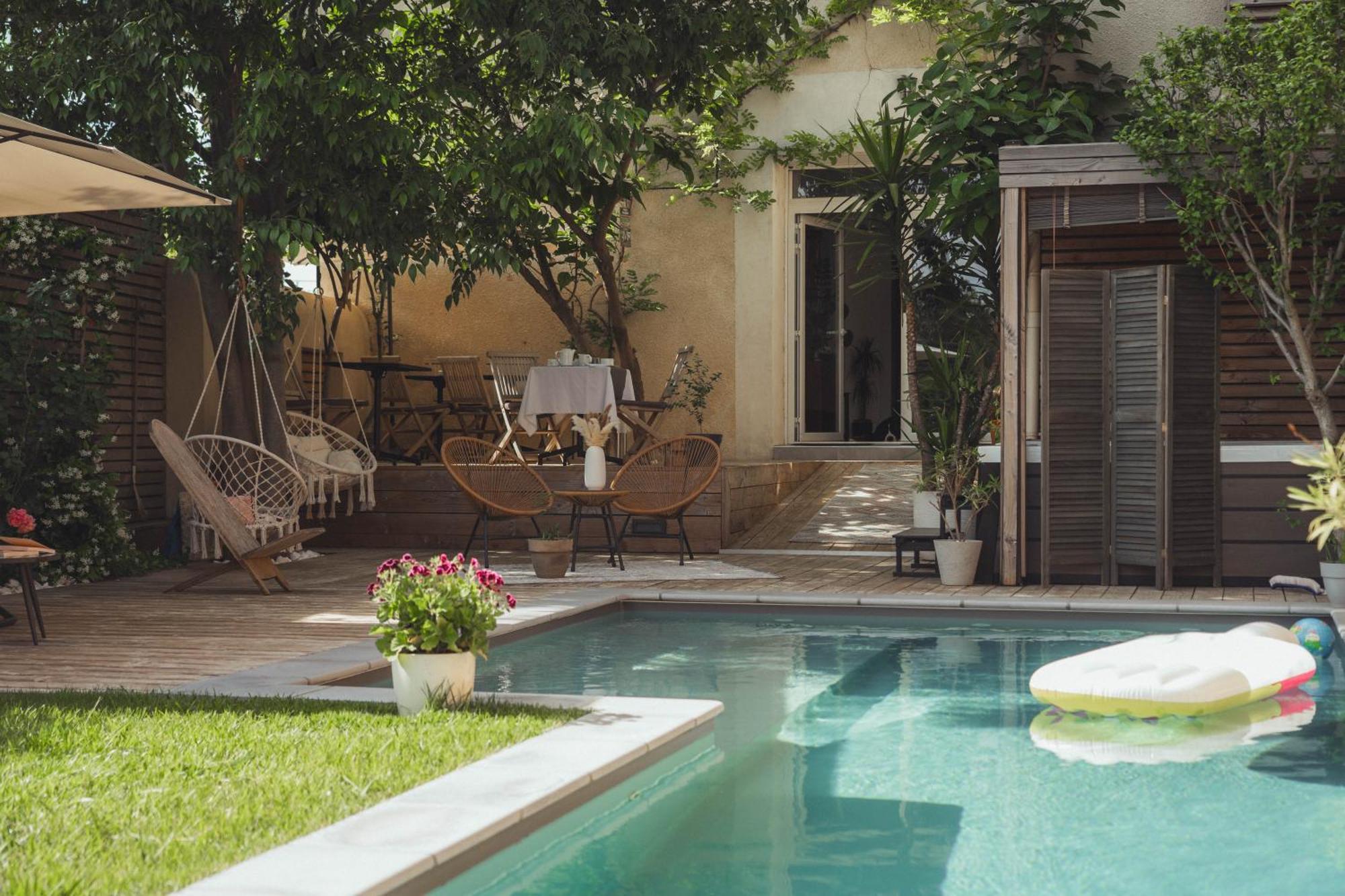 La Domitia - Maison D'Hotes, Massages & Bien-Etre Montbazin Ngoại thất bức ảnh